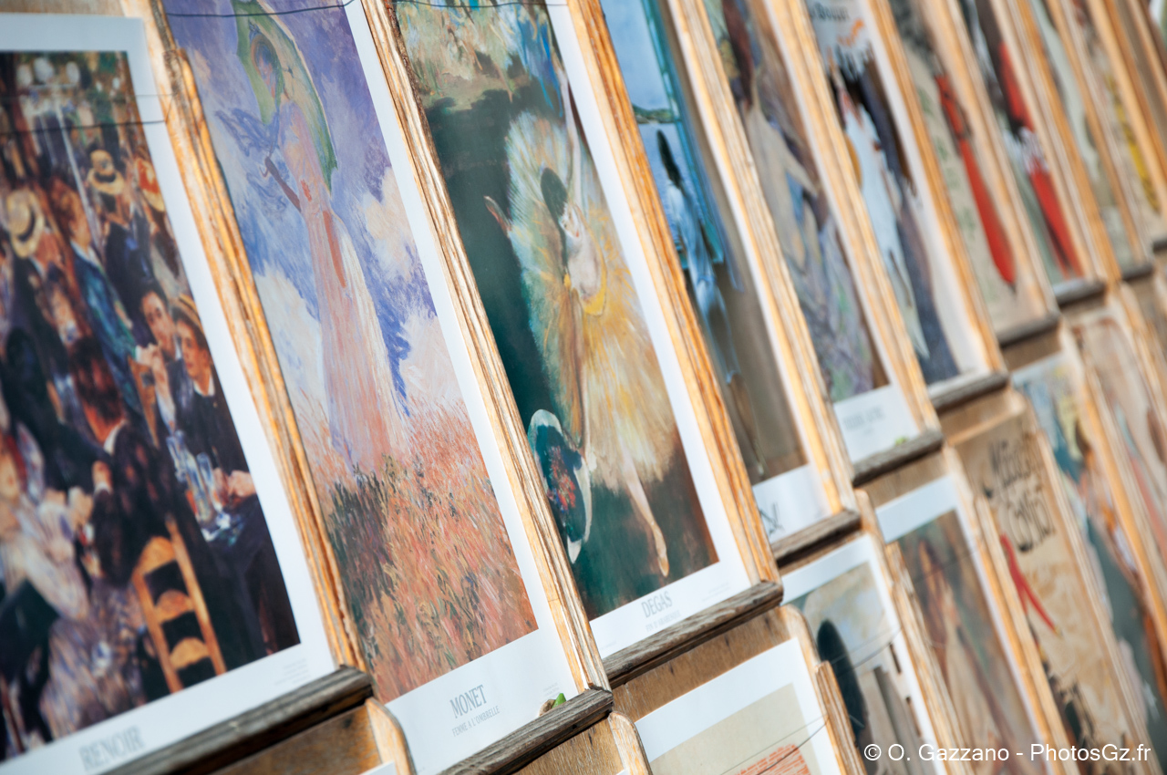 Tableaux à Montmartre